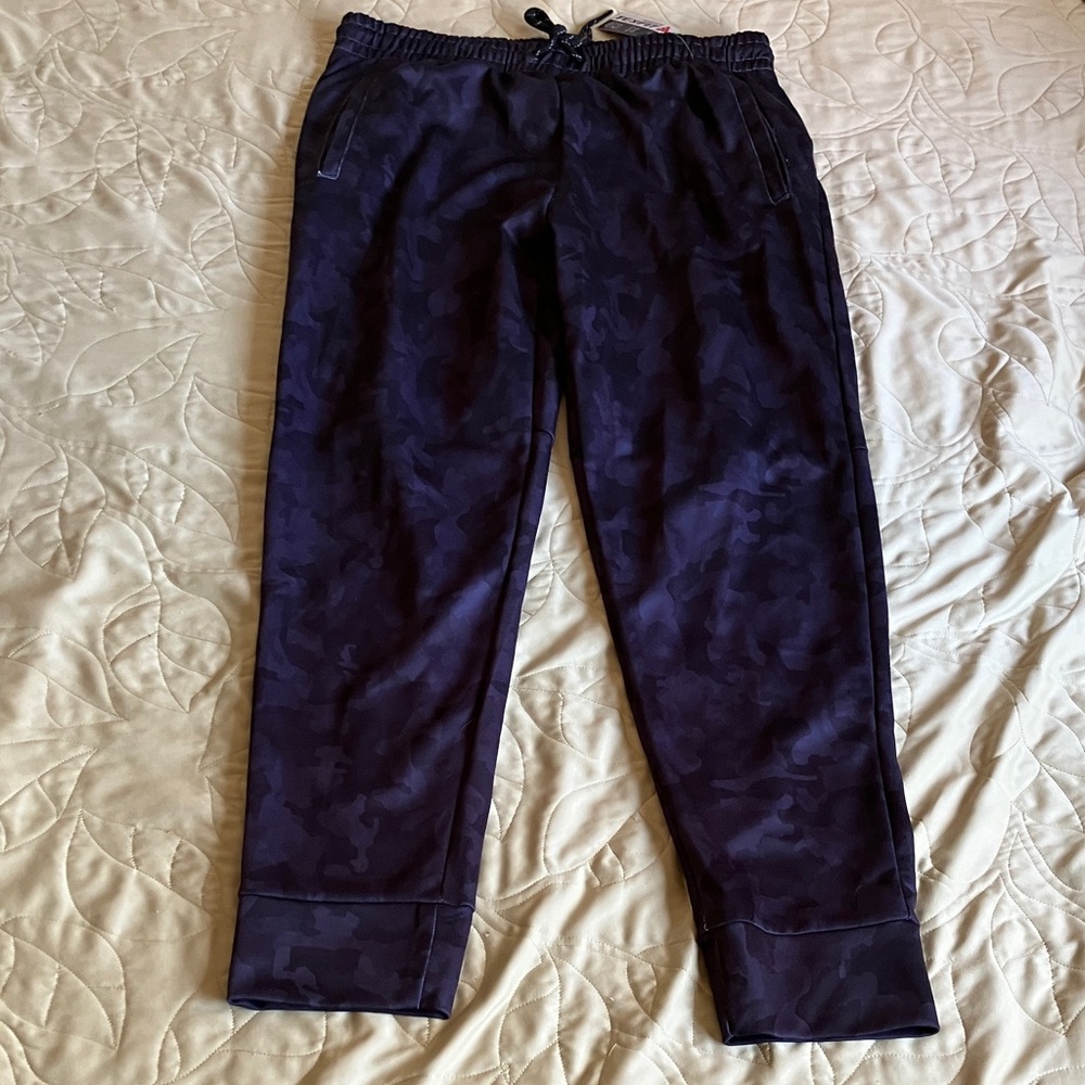 Men's Camouflage Jogger Pants - Dark Blue